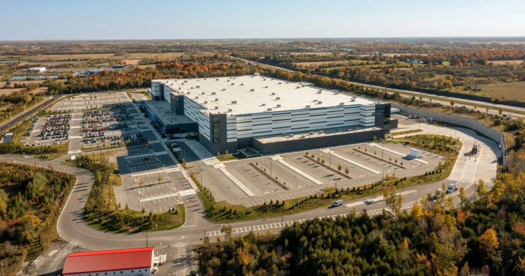 Entrepôt logistique couvert relevant de la rubrique ICPE 1510